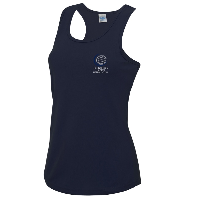WOMENS COOL VEST - NAVY