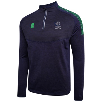 Gloucester Ladies Netball 1/4 Zip Performance Top