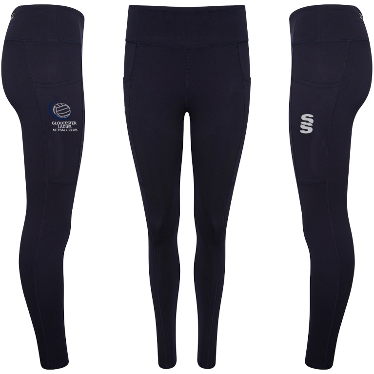 Gloucester Ladies Netball Full Length Leggings